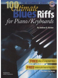 100 Ultimate Blues Riffs For Piano/Keyboards (Beginner Series) (noty na sólo klavír) (+audio)
