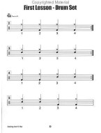 First Lessons Drumset (noty na bicí) (+audio)