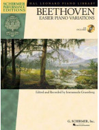 Ludwig van Beethoven: Easier Piano Variations (Schirmer Performance Edition) (noty pro sólo klavír) (+audio)