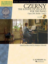 Carl Czerny: The School Of Velocity / Škola zběhlosti, Opus 299 Book 1 & 2 (noty na sólo klavír) (+audio)