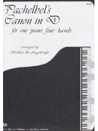 Johann Pachelbel: Canon In D (noty na čtyřruční klavír)
