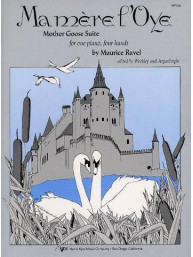 Maurice Ravel: Ma Mere L'Oye (Mother Goose) (noty na čtyřruční klavír)
