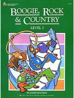 Bastien Piano Basics: Boogie, Rock And Country Level 3 (noty na sólo klavír)