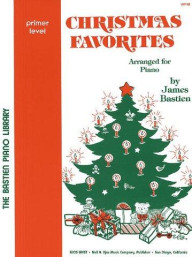 Bastien Piano Library: Christmas Favourites Primer (noty na klavír, zpěv, akordy na kytaru)