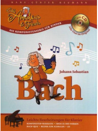Hans-Günter Heumann: Little Amadeus Und Friends - Johann Sebastian Bach (noty na sólo klavír) (+audio)