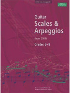 ABRSM Guitar Scales & Arpeggios: 2009 (Grades 6-8) (noty na kytaru)