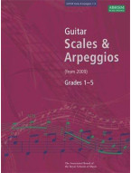 ABRSM Guitar Scales & Arpeggios: 2009 (Grades 1-5) (noty na kytaru)