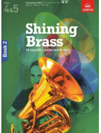 ABRSM Shining Brass Book 2 - Part (Grades 4-5) (noty na žesťové nástroje) (+audio)
