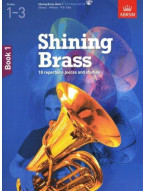 ABRSM Shining Brass Book 1 - Part (Grades 1-3) (noty na žesťové nástroje) (+audio)