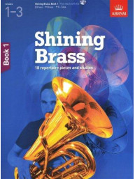 ABRSM Shining Brass Book 1 - Part (Grades 1-3) (noty na žesťové nástroje) (+audio)