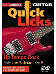 Lick Library: Quick Licks - Joe Satriani Up-Tempo Rock (video škola hry na kytaru)