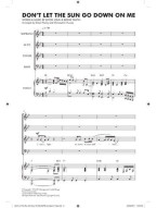 Elton John: Don't Let The Sun Go Down On Me (SATB/Piano) (noty pro sborový zpěv, klavír) - SADA 5 ks