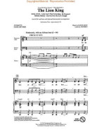 Elton John: The Lion King (Medley) - SATB (noty pro sborový zpěv, klavír) - SADA 5 ks
