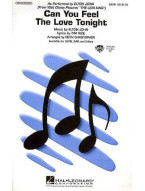 Elton John: Can You Feel The Love Tonight (The Lion King) (SATB) (noty pro sborový zpěv, klavír) - SADA 5 ks