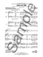 Bill Withers: Lean On Me (Glee) - SATB (noty pro sborový zpěv, klavír) - SADA 5 ks
