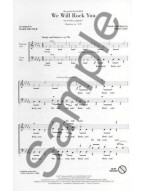 Queen: We Will Rock You (SATB) (noty pro sborový zpěv) - SADA 5 ks