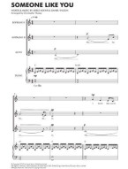 Adele: Someone Like You (Hussey) - SSA/Piano (noty pro sborový zpěv, klavír) - SADA 5 ks