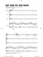 Adele: Set Fire To The Rain - SAB/Piano (noty pro sborový zpěv, klavír) - SADA 5 ks