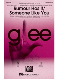 Adele: Rumour Has It/Someone Like You (Choral Mash-up From Glee) (noty pro sborový zpěv, klavír) - SADA 5 ks