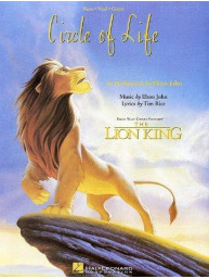 Elton John: Circle Of Life (noty na klavír, zpěv, akordy na kytaru)