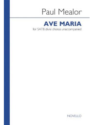 Paul Mealor: Ave Maria (SATB) (noty pro sborový zpěv) - SADA 5 ks
