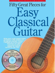 50 Great Pieces For Easy Classical Guitar (noty, tabulatury na kytaru) (+audio)