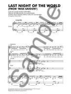 Alain Boublil/Claude-Michel Schönberg: The Last Night Of The World - SATB/Piano (noty pro sborový zpěv, klavír) - SADA 5 ks
