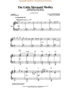 Alan Menken: The Little Mermaid / Malá mořská víla (Medley) - SATB (noty pro sborový zpěv, klavír) - SADA 5 ks