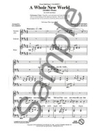 Alan Menken: A Whole New World (SAB) (noty pro sborový zpěv, klavír) - SADA 5 ks