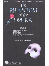 Andrew Lloyd Webber: Phantom Of The Opera Choral Medley (SAB) (noty pro sborový zpěv, klavír) - SADA 5 ks