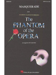 Andrew Lloyd Webber: Masquerade (The Phantom Of The Opera) - SATB/Piano (noty pro sborový zpěv, klavír) - SADA 5 ks