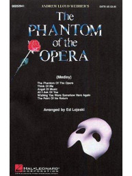 Andrew Lloyd Webber: The Phantom Of The Opera (Choral Medley) - SATB (noty pro sborový zpěv, klavír) - SADA 5 ks