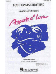Andrew Lloyd Webber: Love Changes Everything (Aspects Of Love) - SATB (noty pro sborový zpěv, klavír) - SADA 5 ks