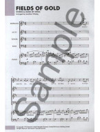 Sting: Fields Of Gold - SATB (noty pro sborový zpěv, klavír) - SADA 5 ks