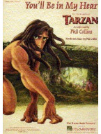 Phil Collins: You'll Be In My Heart From Tarzan (noty na klavír, zpěv, akordy na kytaru)