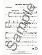 Josh Groban: You Raise Me Up (SATB) (noty pro sborový zpěv, klavír) - SADA 5 ks