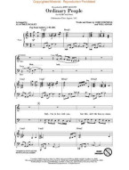 John Legend: Ordinary People (SATB) (noty pro sborový zpěv) - SADA 5 ks