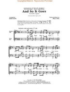 Billy Joel: And So It Goes (SATB) (noty pro sborový zpěv) - SADA 5 ks