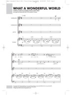 Louis Armstrong: What A Wonderful World (SSA/Piano) (noty pro sborový zpěv, klavír) - SADA 5 ks