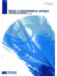 Louis Armstrong: What A Wonderful World (SATB/Piano) (noty pro sborový zpěv, klavír) - SADA 5 ks