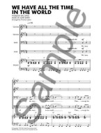 Louis Armstrong: We Have All The Time In The World (TTBB/Piano) (noty pro sborový zpěv, klavír) - SADA 5 ks