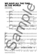Louis Armstrong: We Have All The Time In The World (SATB/Piano) (noty pro sborový zpěv, klavír) - SADA 5 ks