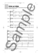 Coldplay: Viva La Vida - SATB (noty pro sborový zpěv, klavír) - SADA 5 ks