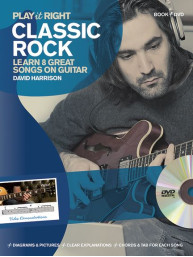 David Harrison: Play It Right - Classic Rock (noty, tabulatury na kytaru) (+DVD)