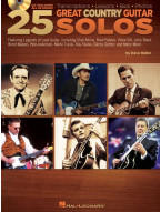 Dave Rubin: 25 Great Country Guitar Solos (noty, tabulatury na kytaru) (+audio)