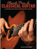 Favorite Pieces For Classical Guitar (noty, tabulatury na kytaru)