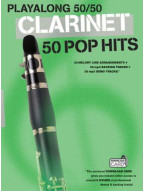 Playalong 50/50: Clarinet - 50 Pop Hits (noty na klarinet) (+audio)