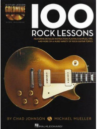 Chad Johnson/Michael Mueller: 100 Rock Lessons (noty, tabulatury na kytaru) (+audio)