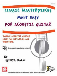 Classic Masterpieces Made Easy for Acoustic Guitar (noty, tabulatury na kytaru)