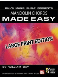 Mandolin Chords Made Easy, Large Print Edition (akordy na mandolínu)